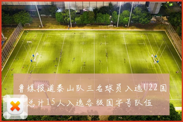 鲁媒报道泰山队三名球员入选U22国足总计15人入选各级国字号队伍
